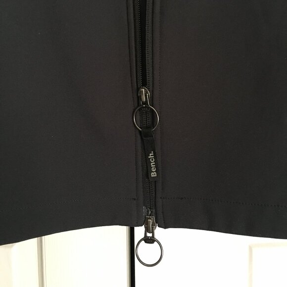 Bench Women's Longline Zip-Up Hoodie Jacket – Black - Picture 6 of 7